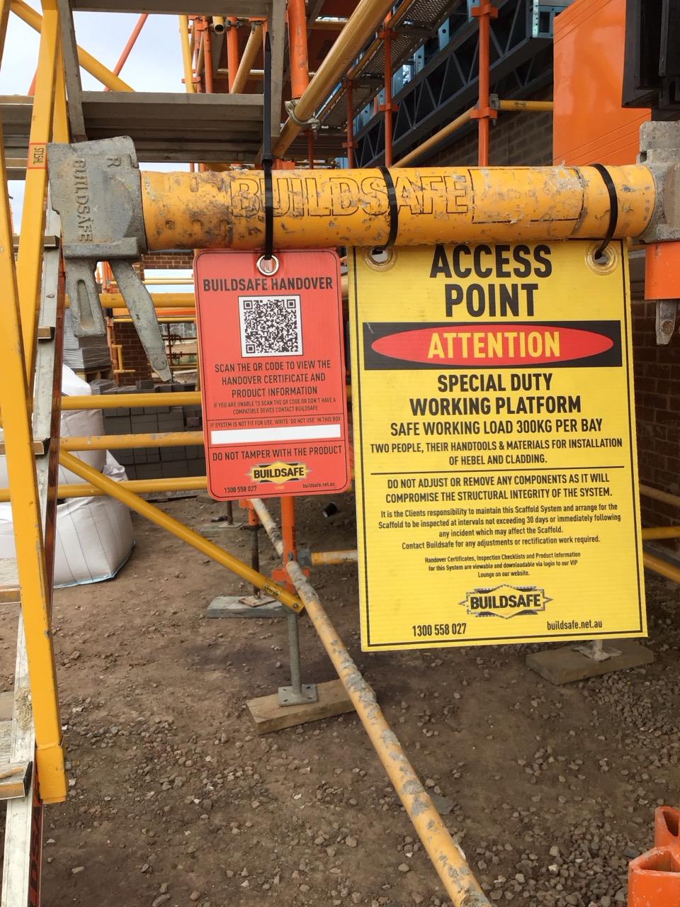 Intended use of scaffold