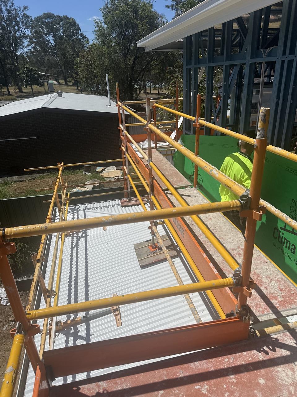 Has the roof rail been adjusted to install on roof components?