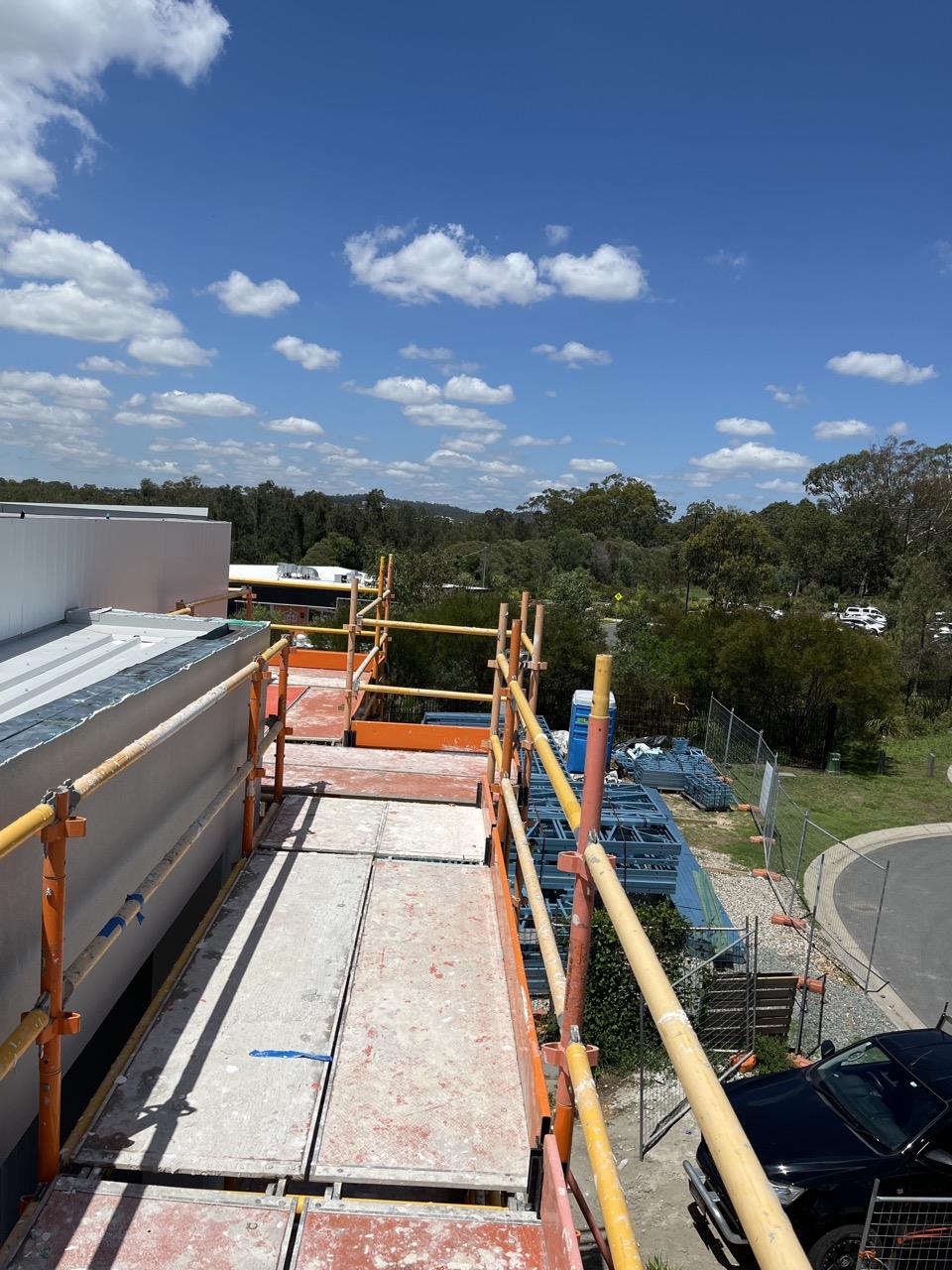 Has the roof rail been adjusted to install on roof components?