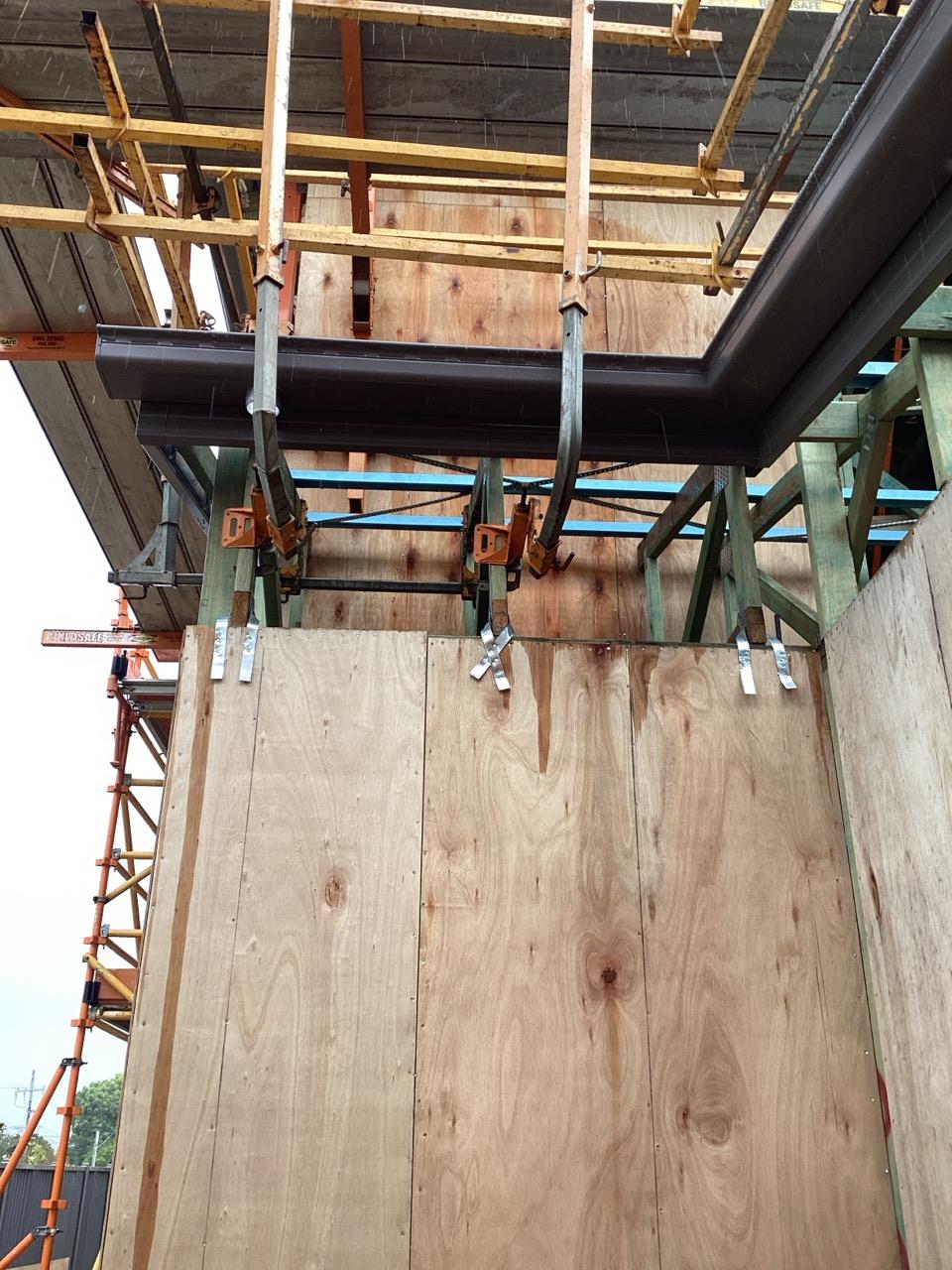 Have clamps been attached to steel frame studs or supaloc trusses? No