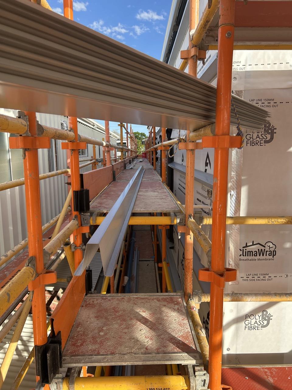 Has the roof rail been adjusted to install on roof components?