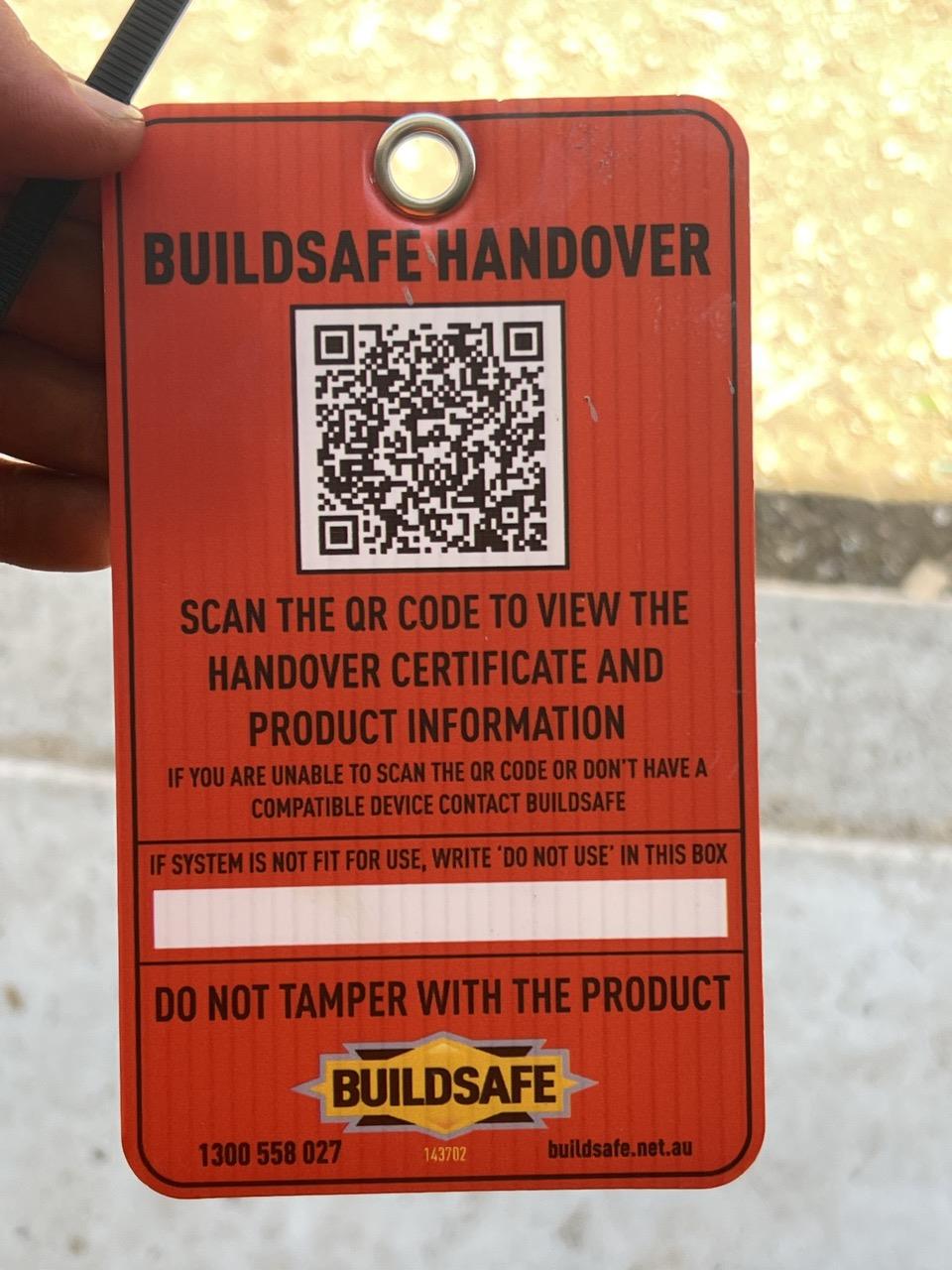 Intended use of scaffold