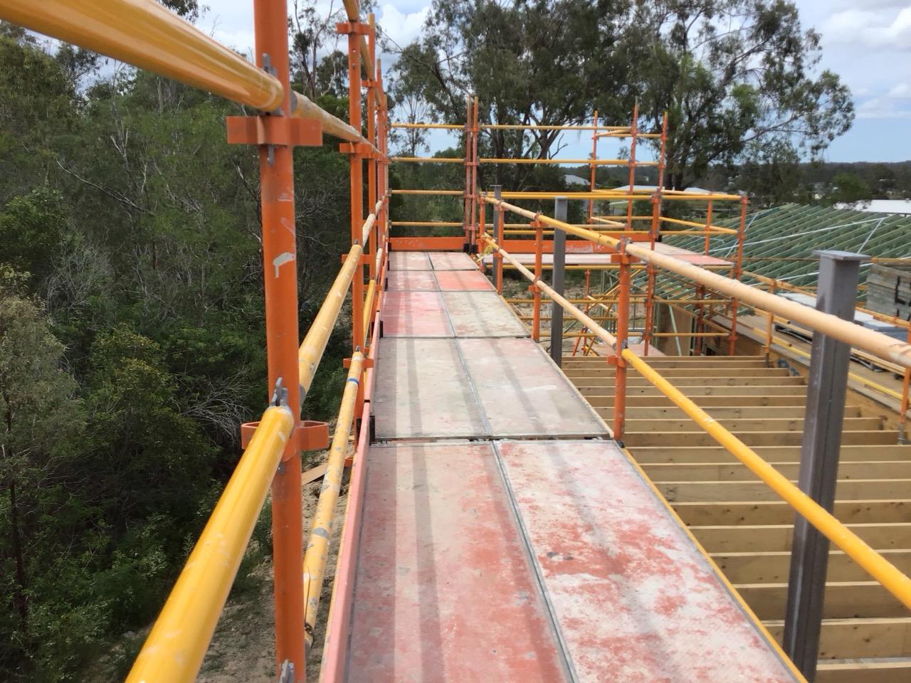 Has the roof rail been adjusted to install on roof components?