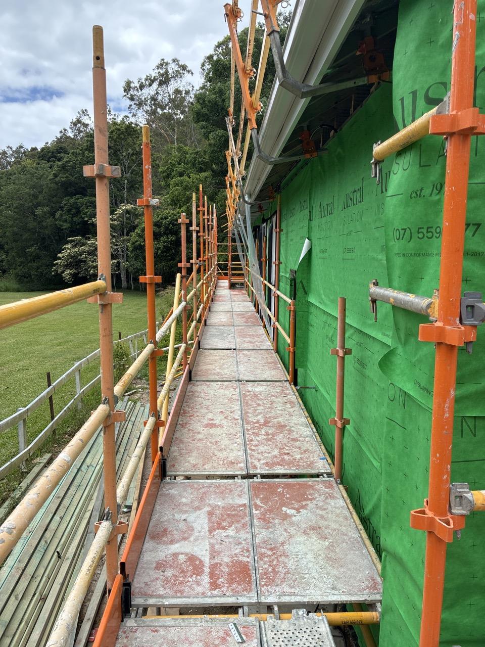 Has the roof rail been adjusted to install on roof components?