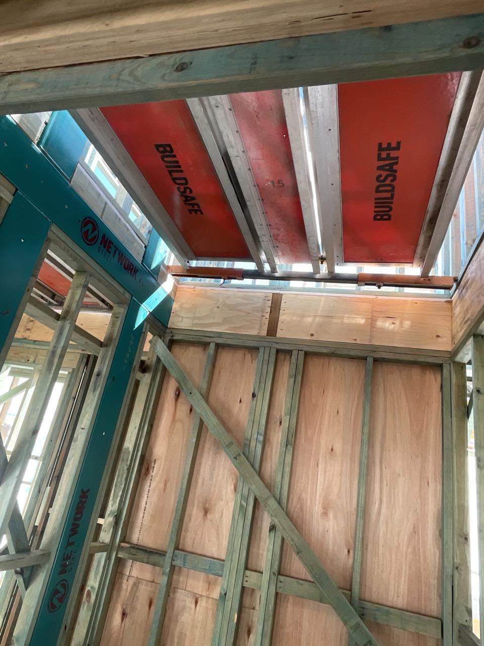 Is Balcony Fallguard required at the rear of the structure?