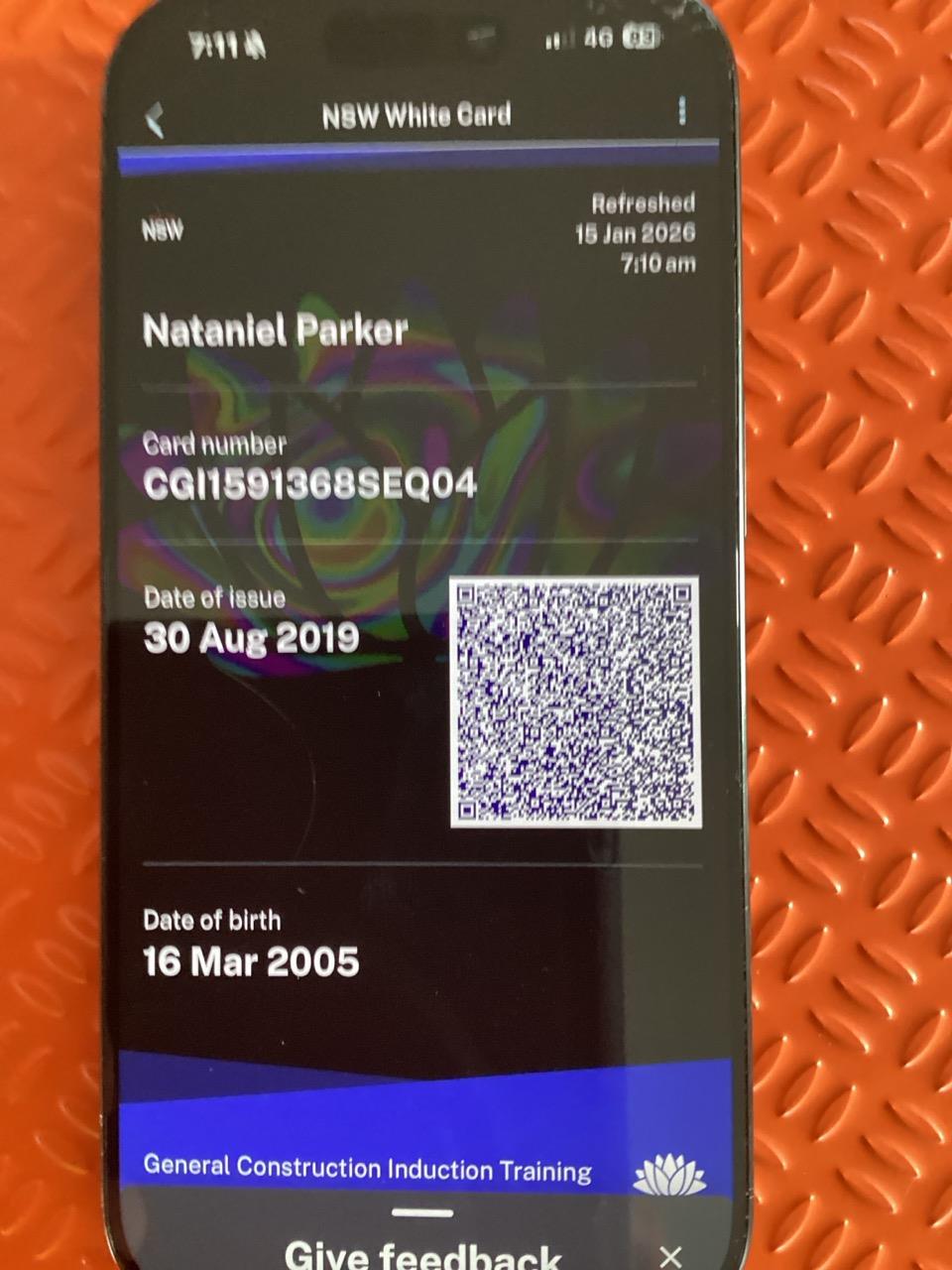 Do you have a valid unrestricted Drivers Licence?