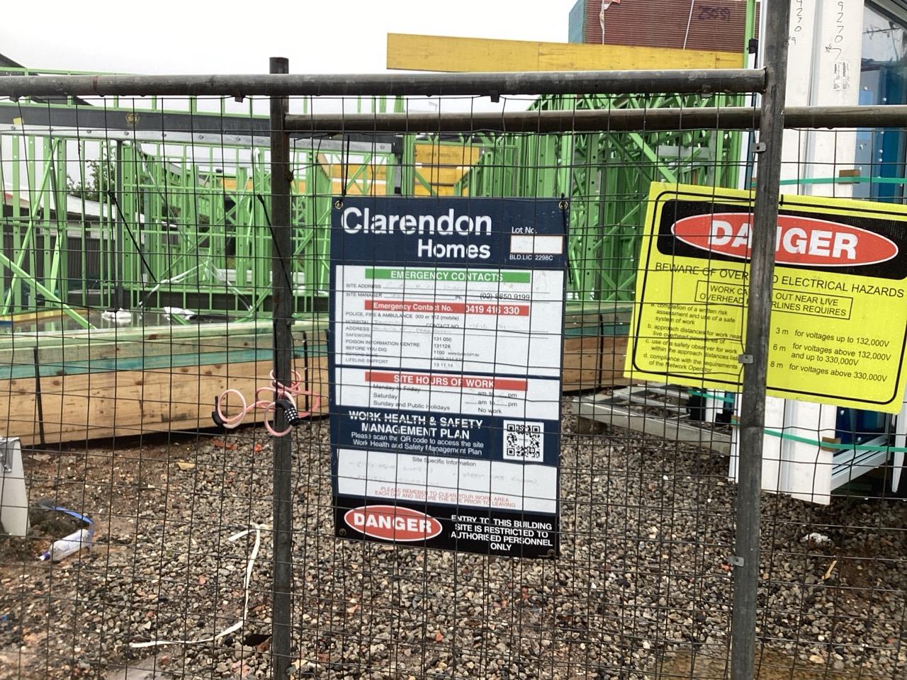 Has part of the system been installed/erected or left erected?