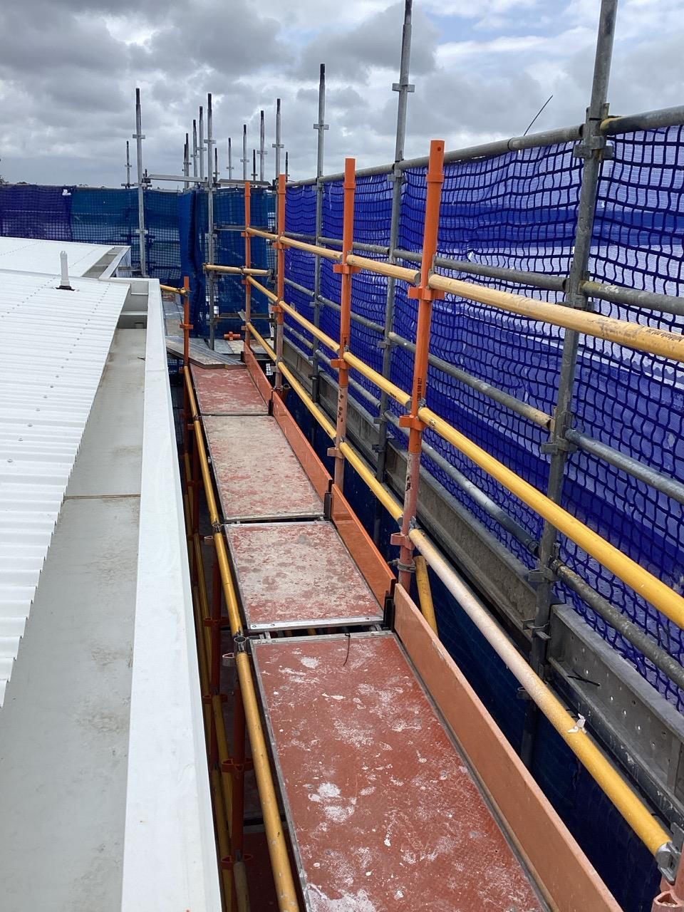 Has the roof rail been adjusted to install on roof components?