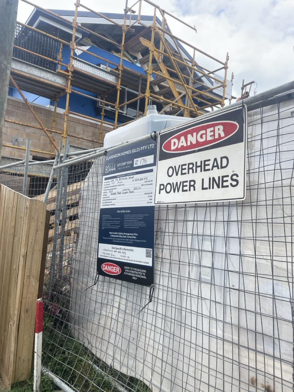 Has part of the system been installed/erected or left erected? Yes