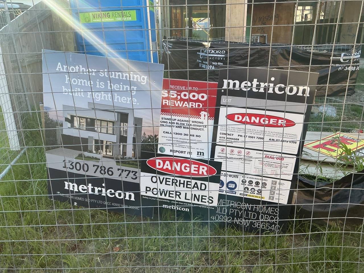 Has part of the system been installed/erected or left erected?