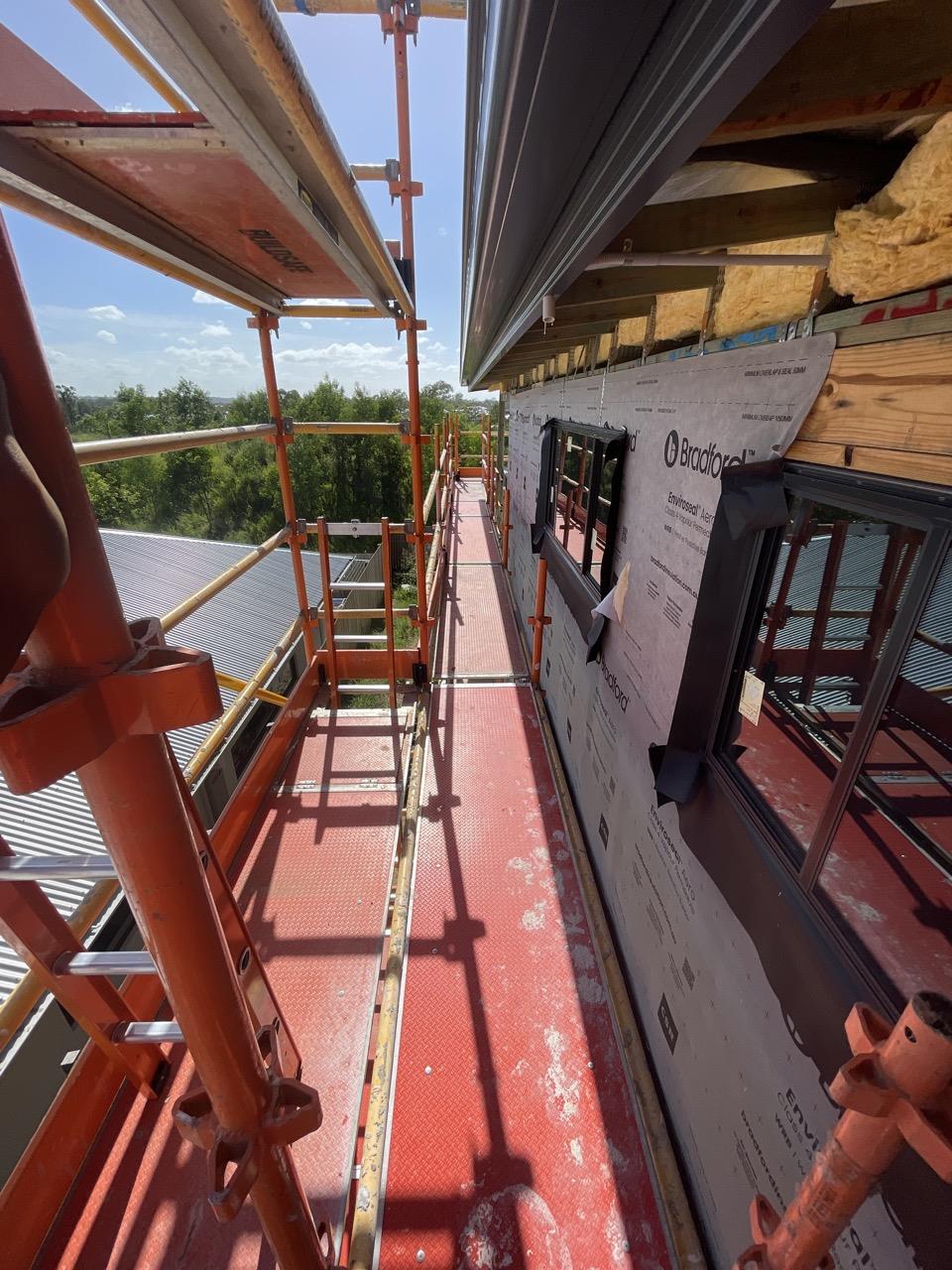 Has the roof rail been adjusted to install on roof components?