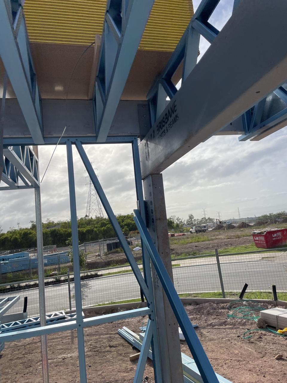 Are all cantilevered balconies adequately propped?