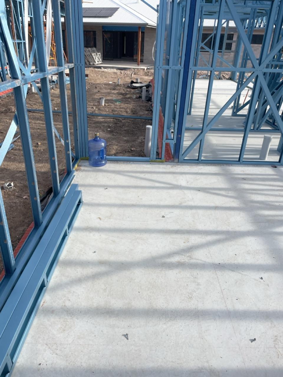Photo from rear left corner of site (taken from as far back as possible ...