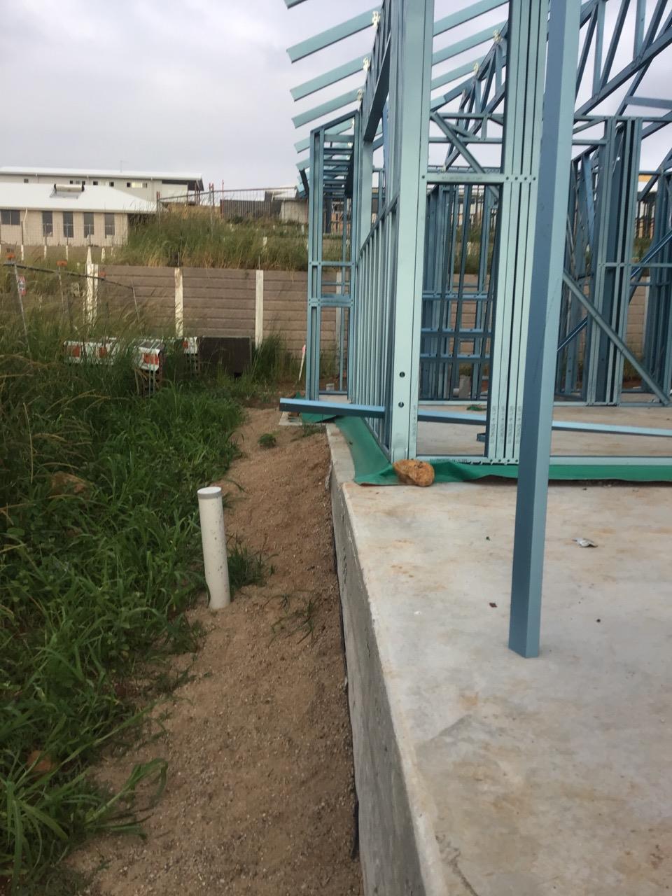 Photo from rear right corner of site (taken from as far back as ...