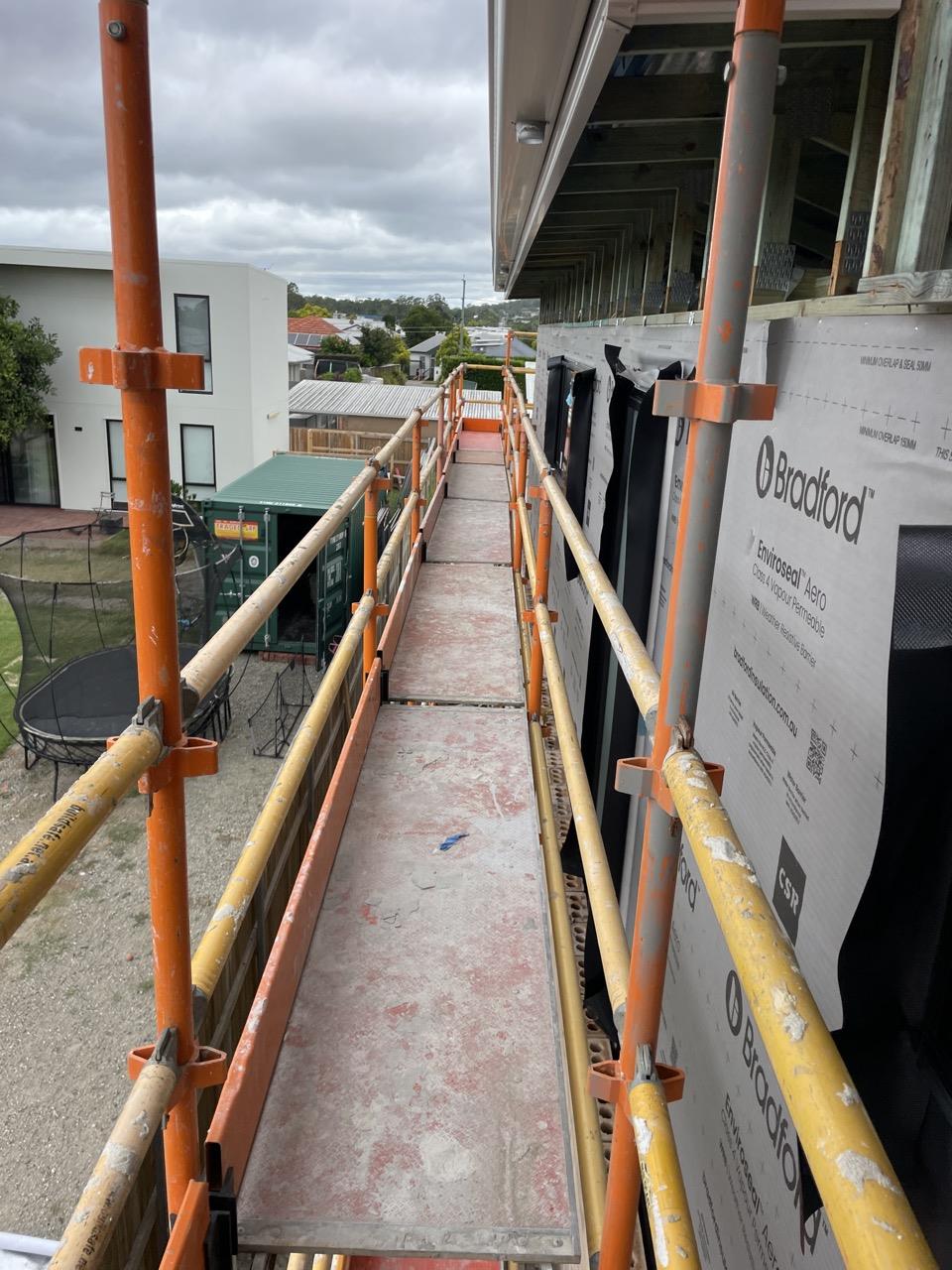 Has the roof rail been adjusted to install on roof components?