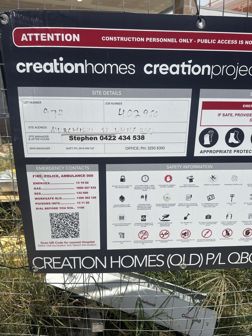 Has part of the system been installed/erected or left erected? Yes