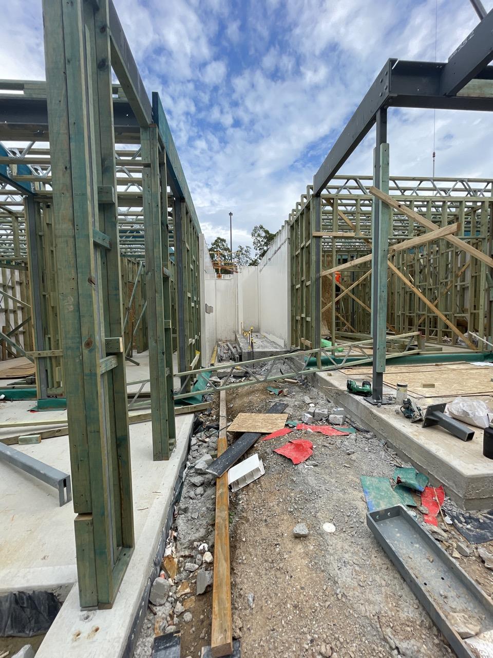Is Balcony Fallguard required at the rear of the structure?