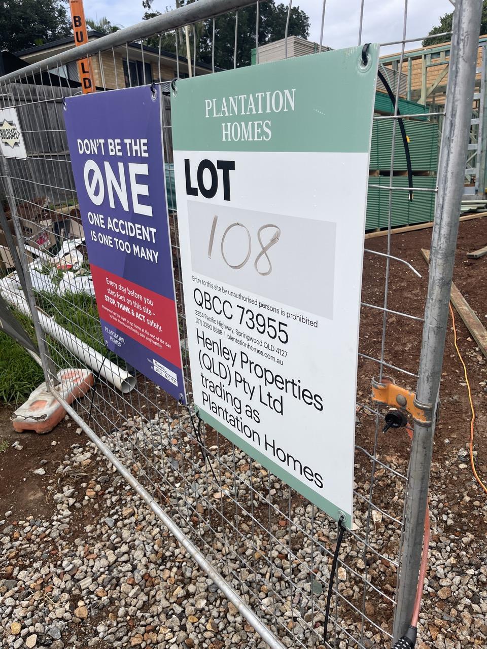 Has part of the system been installed/erected or left erected?
