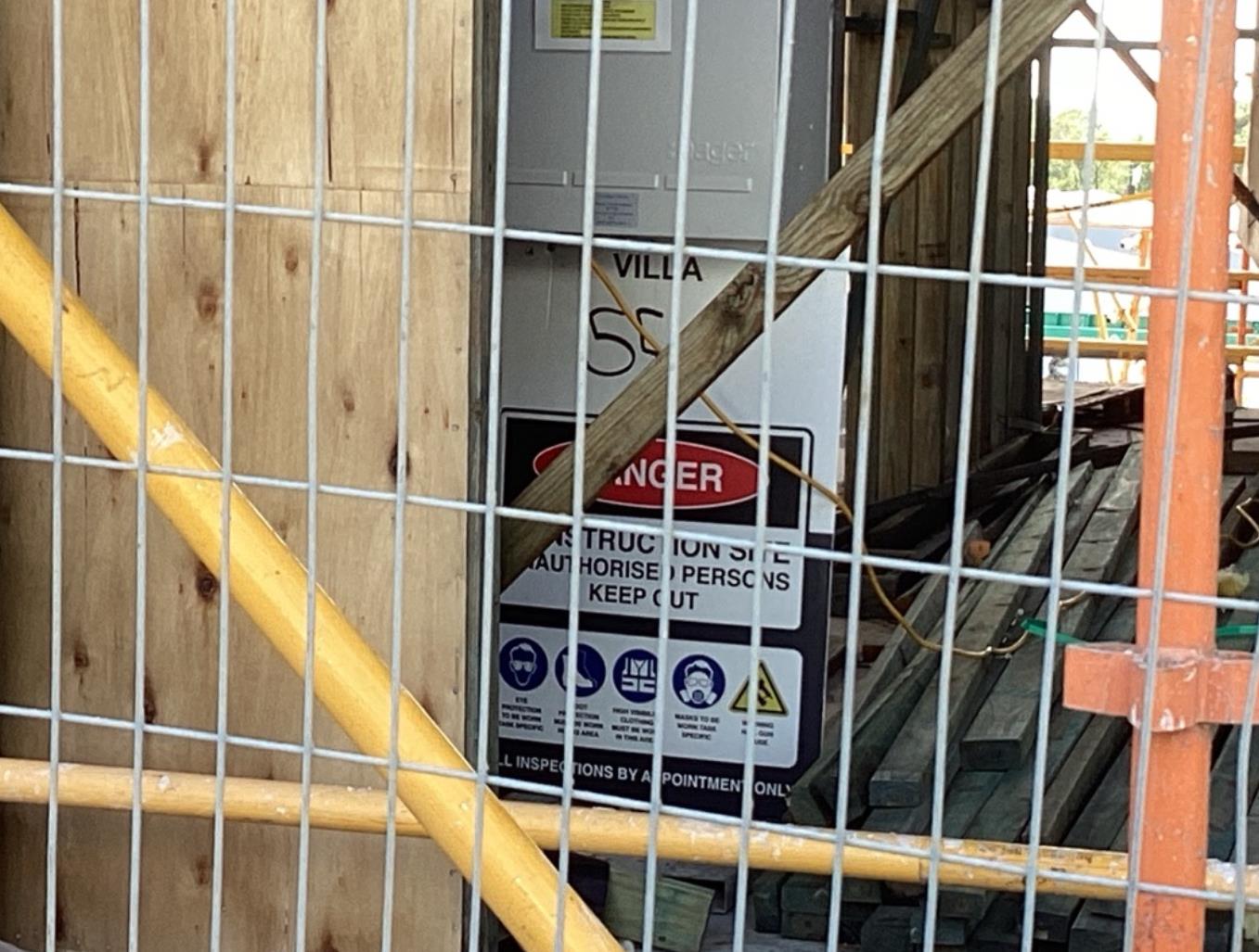Has part of the system been installed/erected or left erected? Yes