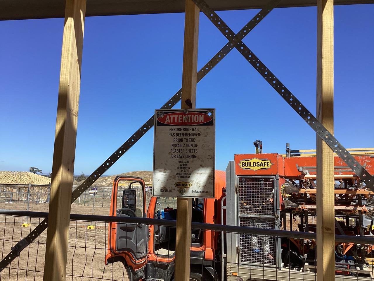 Has any rail to ground been installed?