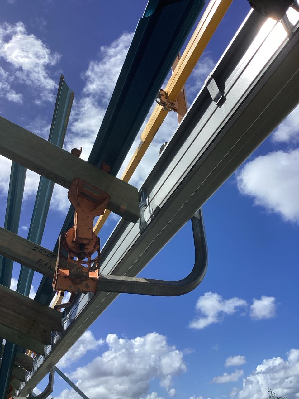 Has any rail to ground been installed?