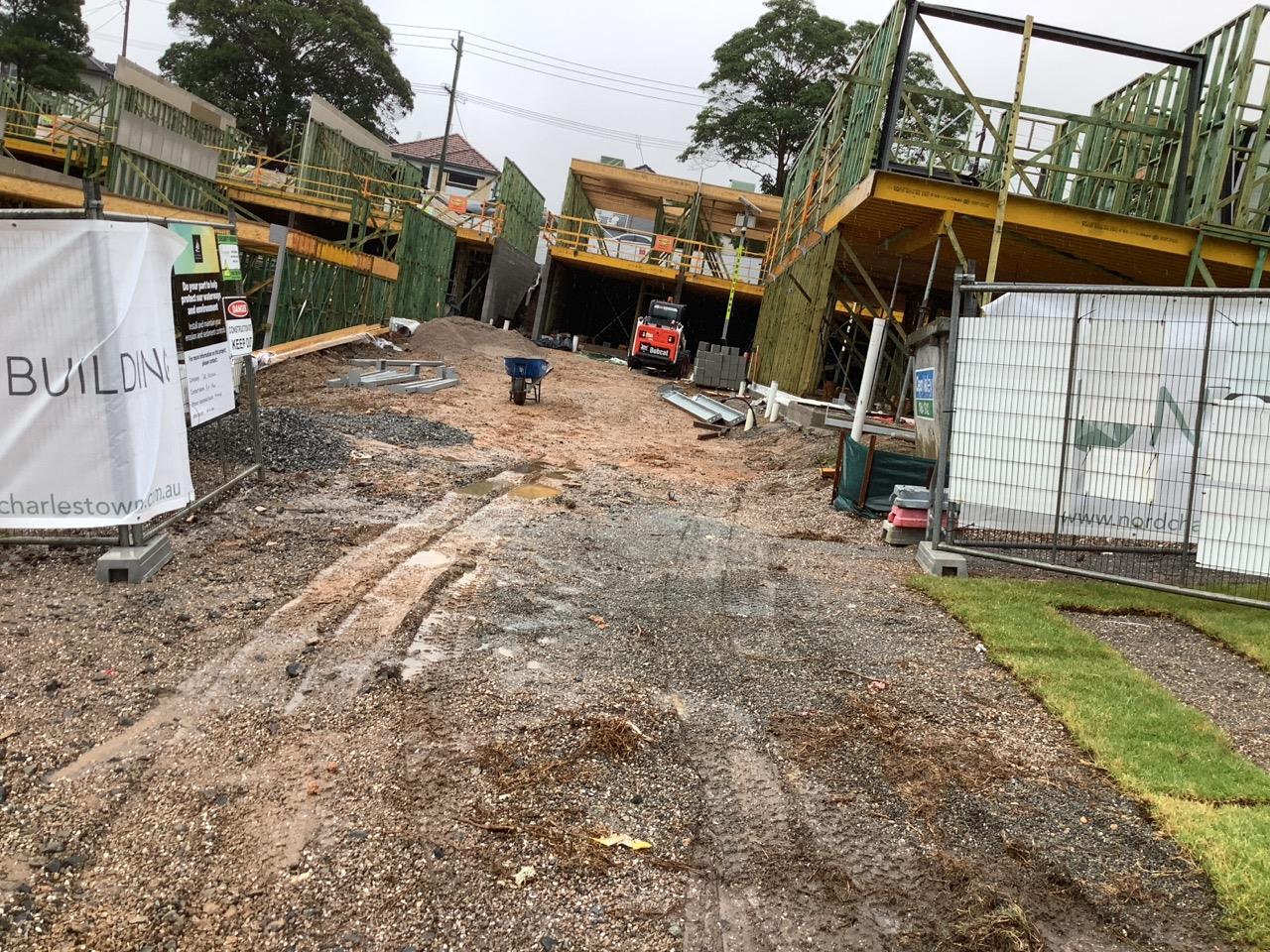 Photo from rear right corner of site (taken from as far back as ...