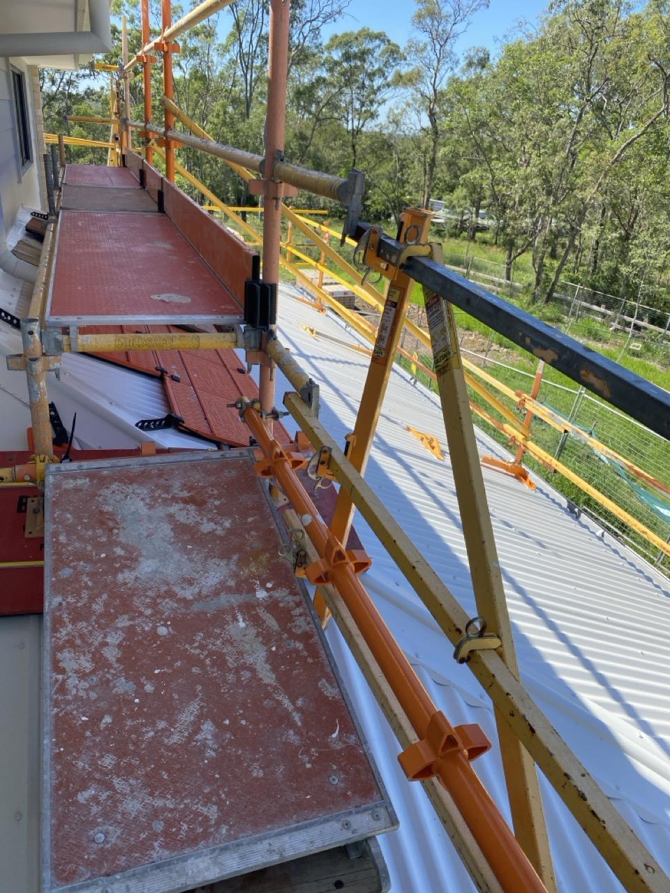 Has the roof rail been adjusted to install on roof components?