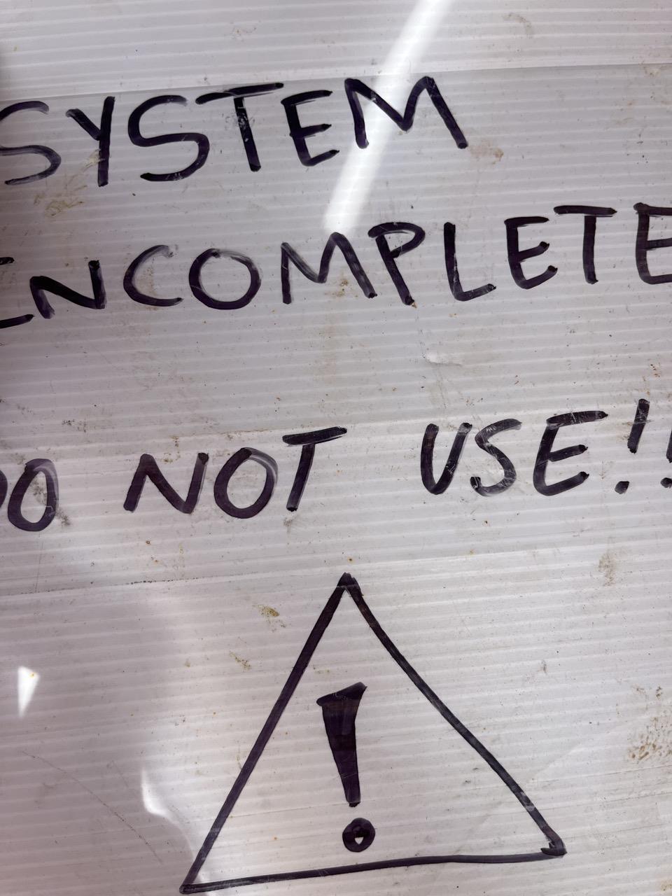 Not required
