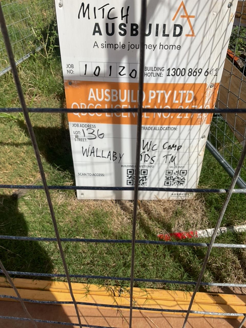 Has part of the system been installed/erected or left erected?