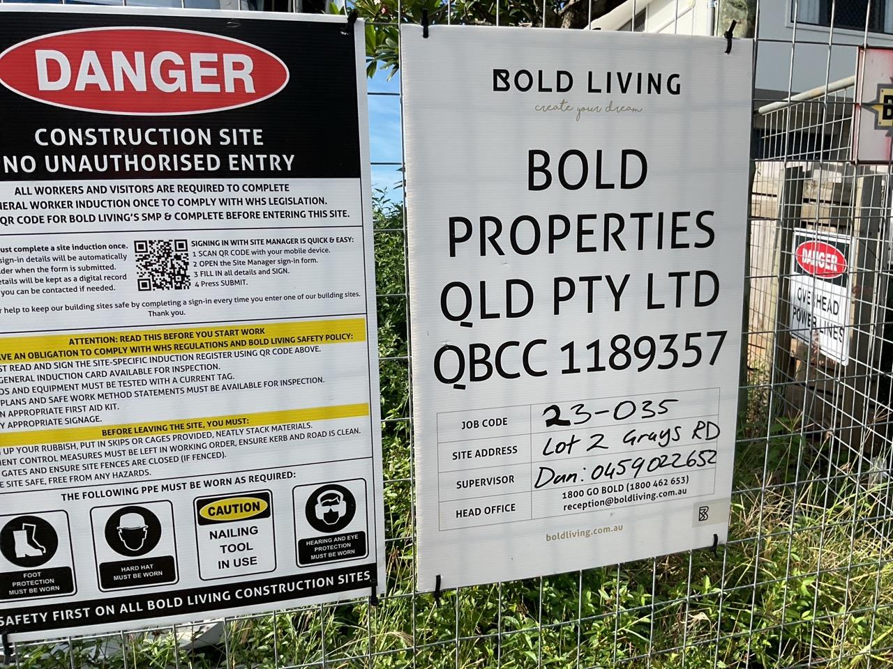 Has part of the system been installed/erected or left erected?