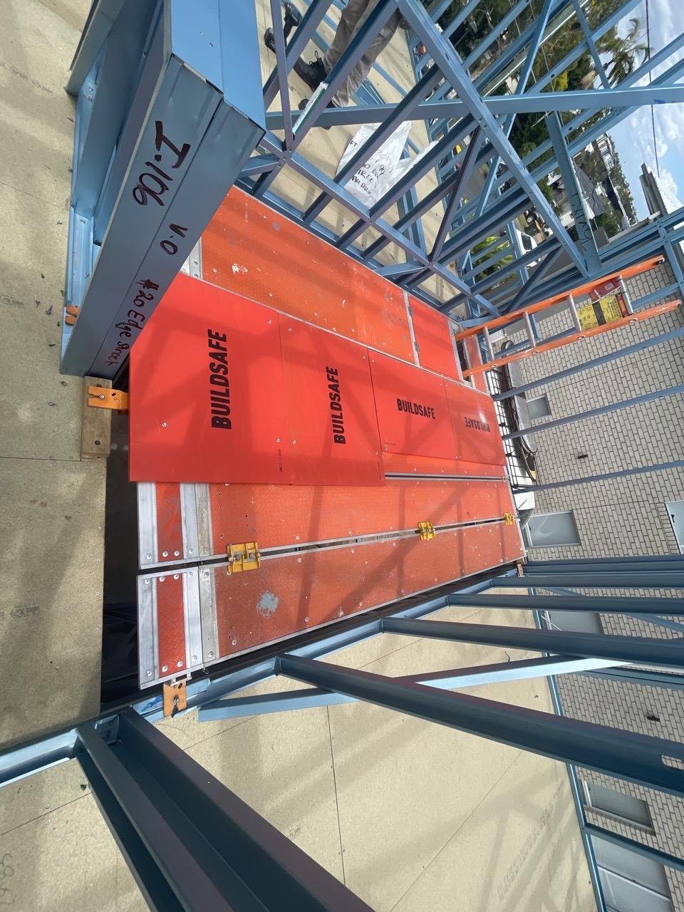 Is the section or part of the system that has been erected safe and ...