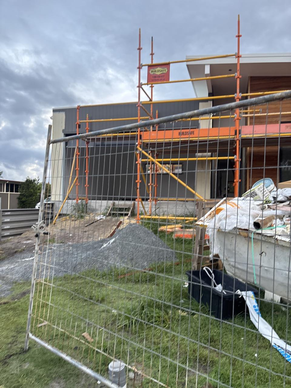 Photo from rear right corner of site (taken from as far back as ...