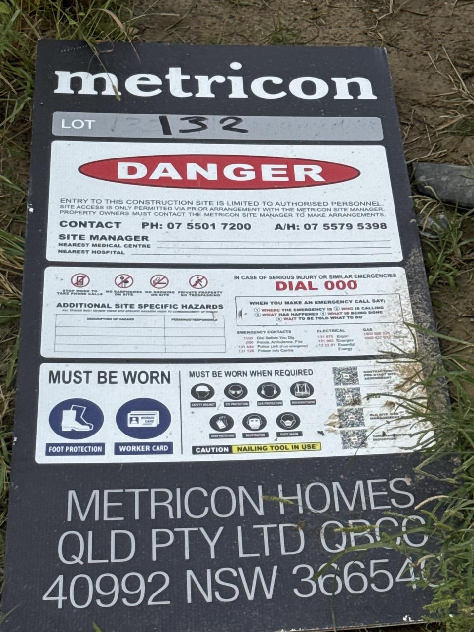 Has part of the system been installed/erected or left erected?
