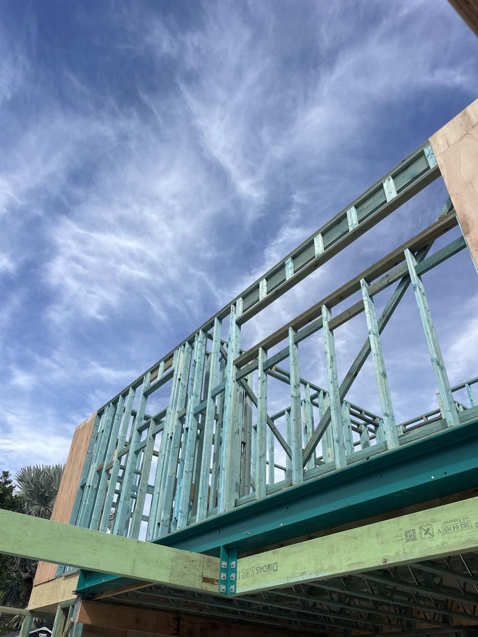 Frames have already been stood perimeter won't be required
