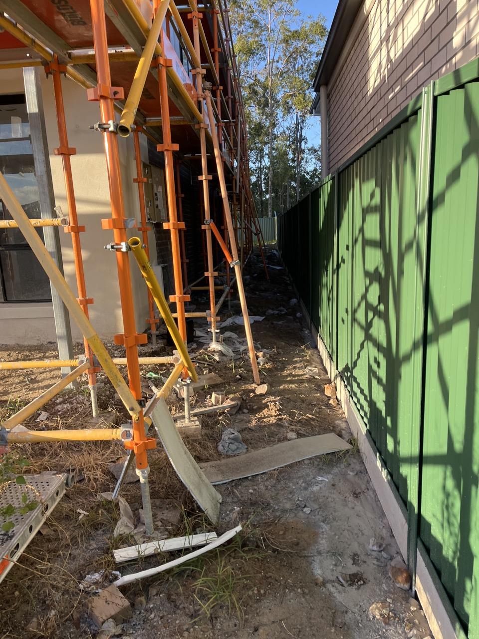 Photo from rear right corner of site (taken from as far back as ...