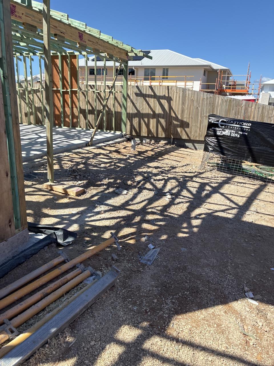 Photo from rear right corner of site (taken from as far back as ...