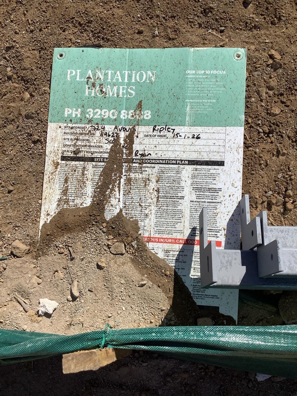 Has part of the system been installed/erected or left erected?
