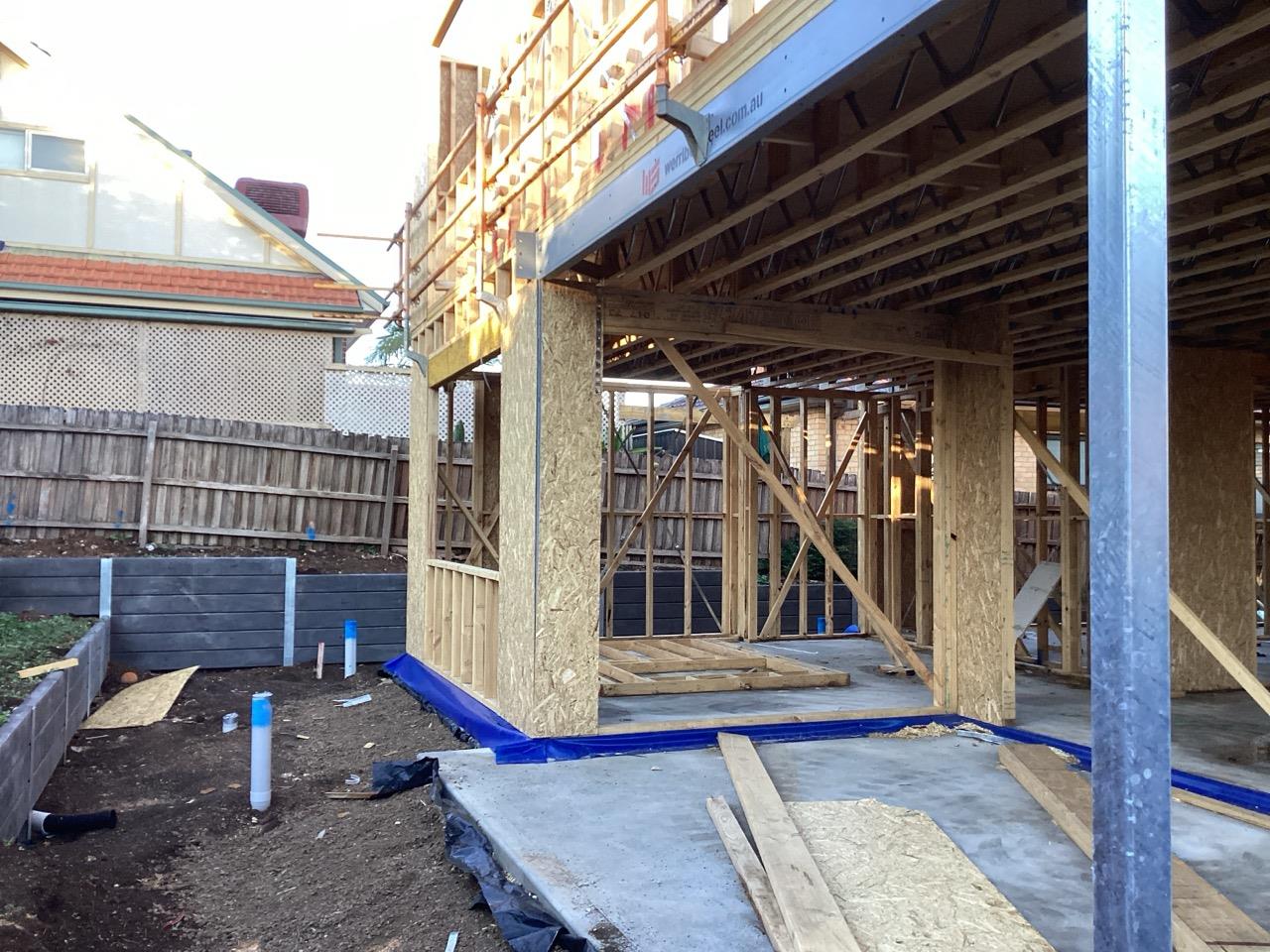Is Balcony Fallguard required at the rear of the structure? No