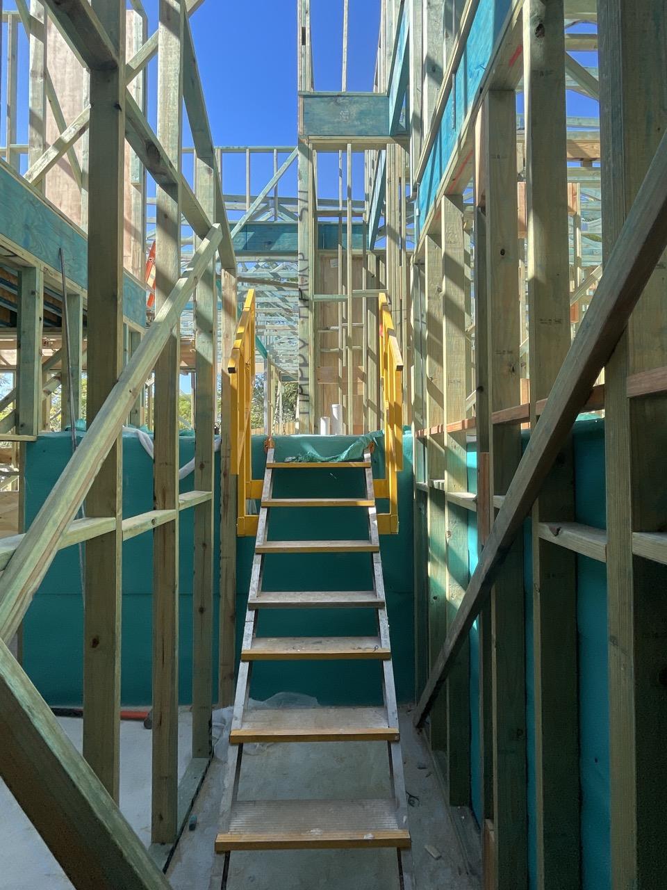 Is there a Void Platform installed with the Stairs?
