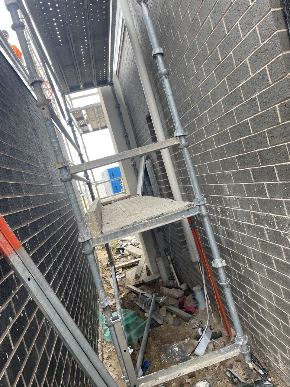 Gear is on site need the scaffold removed or solution to do without ...