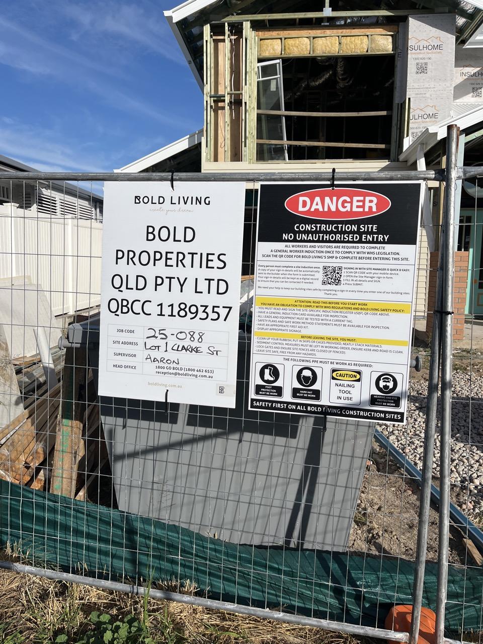 Has part of the system been installed/erected or left erected?