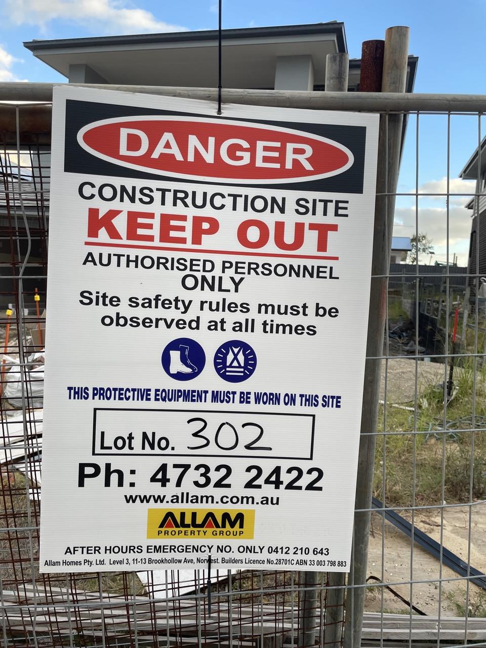 Has part of the system been installed/erected or left erected?