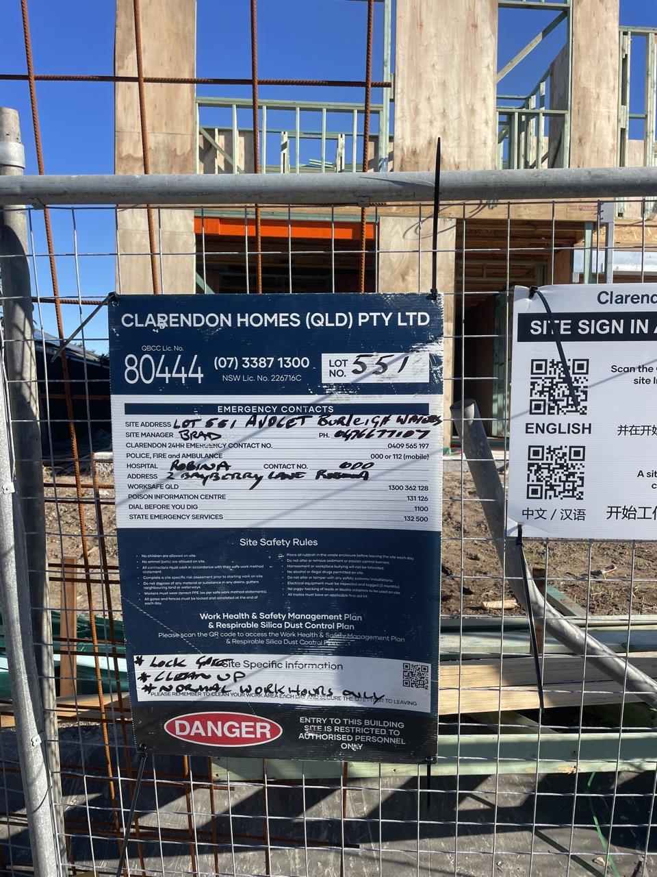 Has part of the system been installed/erected or left erected? Yes
