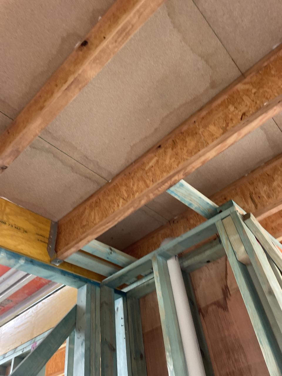 Are all cantilevered balconies adequately propped?