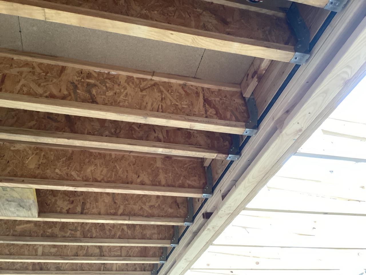 Are all cantilevered balconies adequately propped?