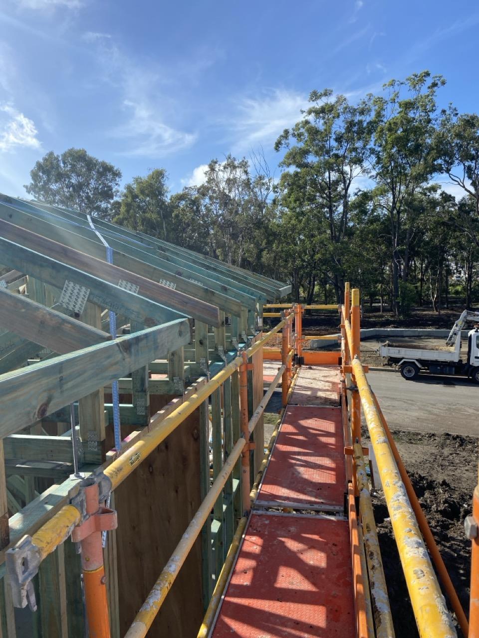 Has the roof rail been adjusted to install on roof components?