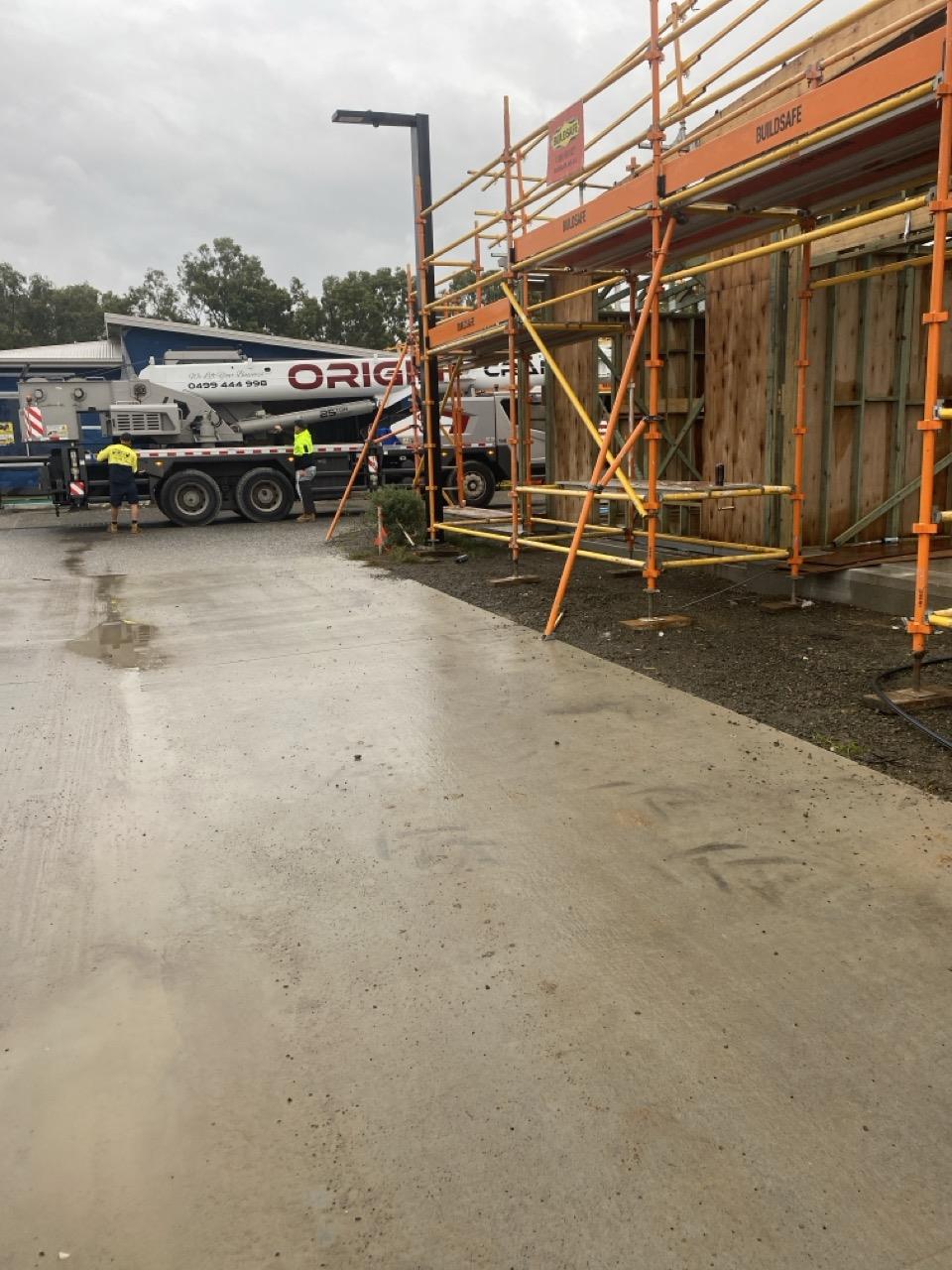 Photo from rear right corner of site (taken from as far back as ...