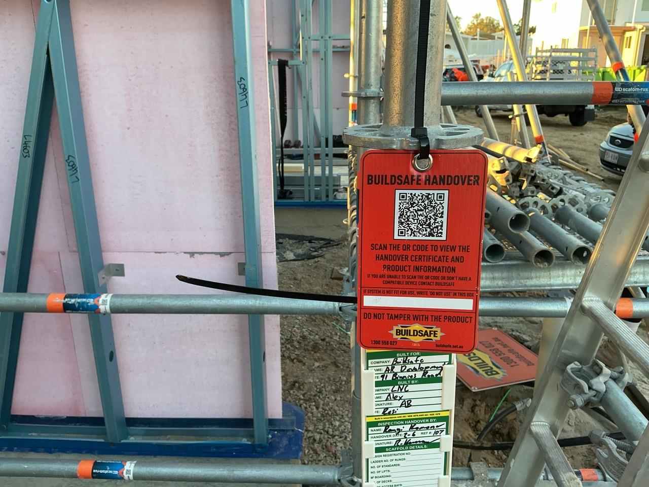 Intended use of scaffold