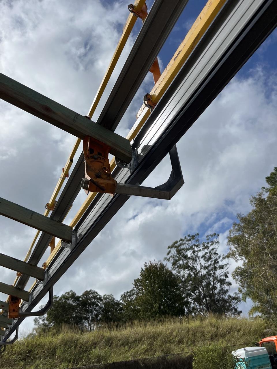 Has any rail to ground been installed?
