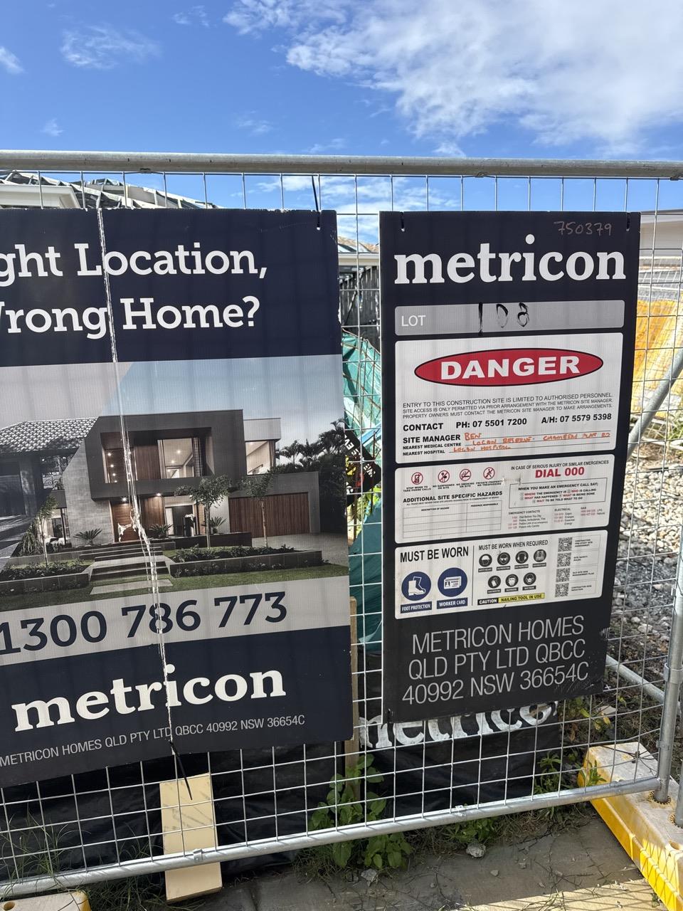 Has part of the system been installed/erected or left erected?